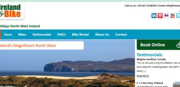 New Responsive Website for Ireland By Bike