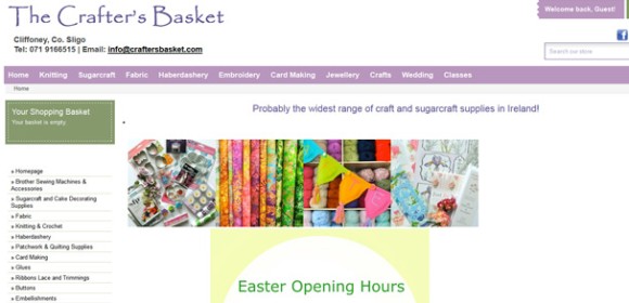 The Crafter’s Basket Responsive eCommerce Website