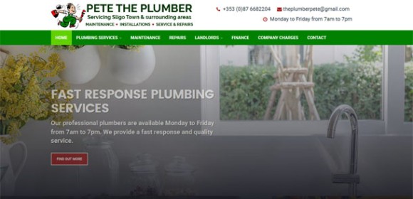 Pete The Plumber Website Redesign