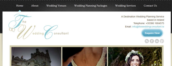The Wedding Consultant Responsive Website