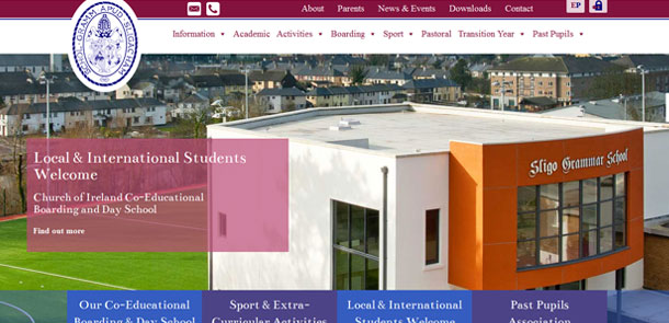Sligo Grammar School Responsive Website