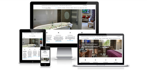 Responsive website for Vision Interiors