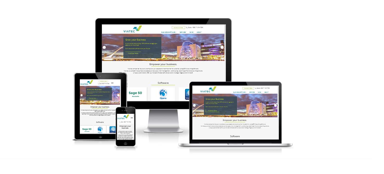 New website for Viatec Business Solutions