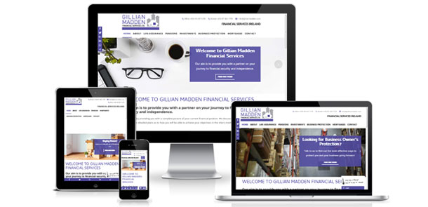 New website for Gillian Madden Financial Services